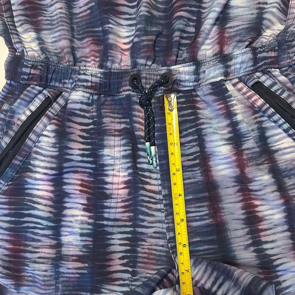 Athleta Girl Blue and Purple Patterned Romper - Picture 6 of 9